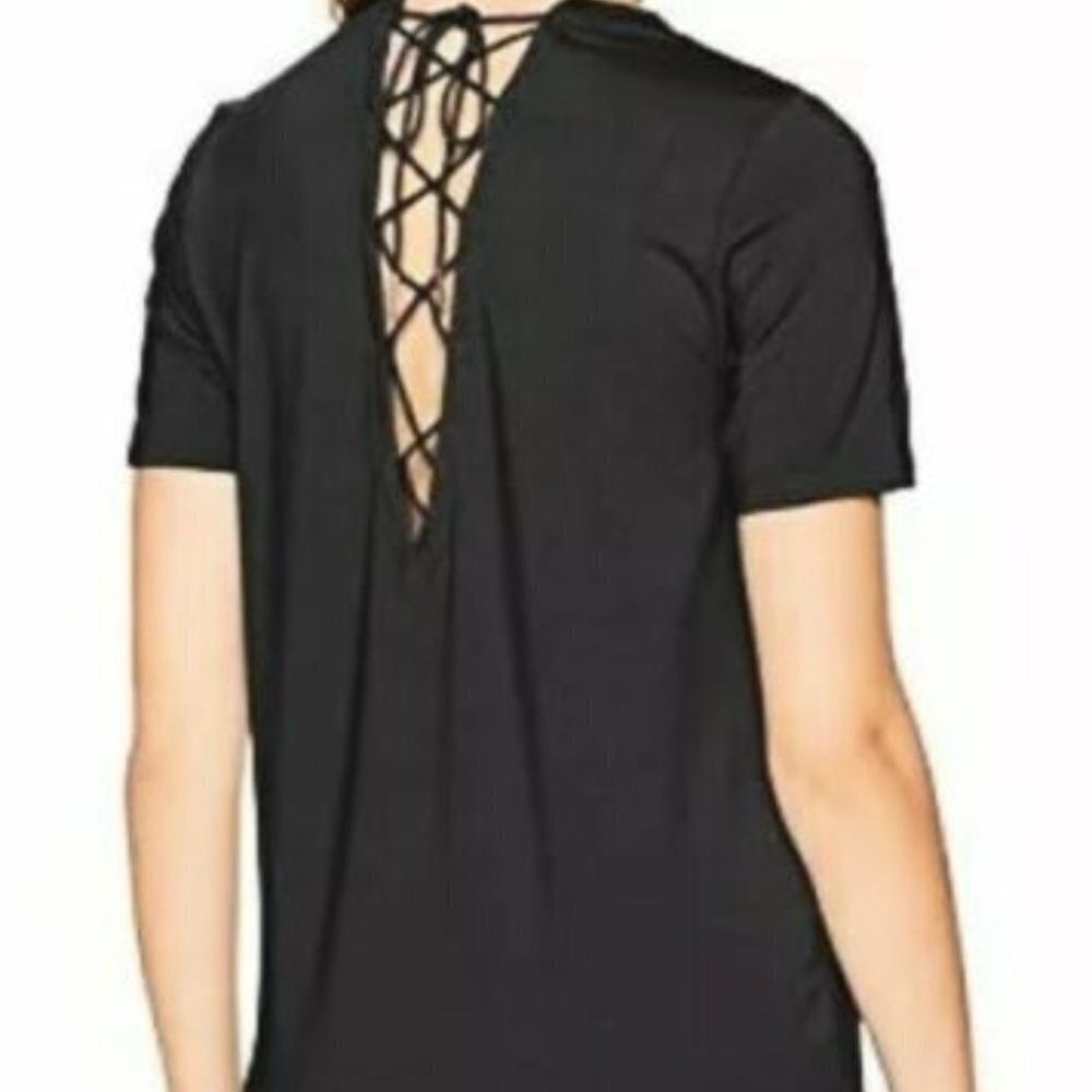 Puma Back Velvet Rope Layering Tunic Shirt Workout - Picture 4 of 9